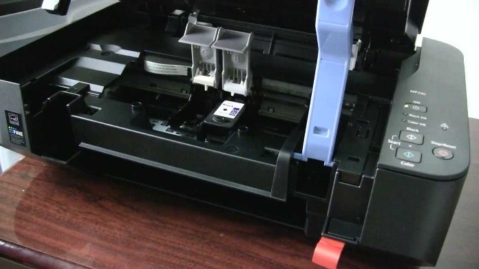 how to change the ink cartridge on Canon Pixma